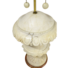 Load image into Gallery viewer, 1940's Italian Large White Marble Urn Table Lamps-Lamp-Antique Warehouse
