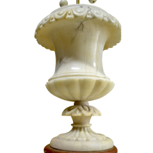 Load image into Gallery viewer, 1940's Italian Large White Marble Urn Table Lamps-Lamp-Antique Warehouse
