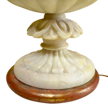 Load image into Gallery viewer, 1940's Italian Large White Marble Urn Table Lamps-Lamp-Antique Warehouse