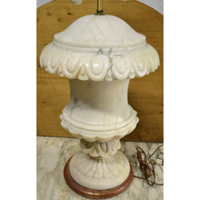 Load image into Gallery viewer, 1940's Italian Large White Marble Urn Table Lamps-Lamp-Antique Warehouse