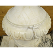 Load image into Gallery viewer, 1940's Italian Large White Marble Urn Table Lamps-Lamp-Antique Warehouse