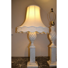 Load image into Gallery viewer, 1950's Italian Alabaster Pineapple Table Lamps - a pair-Lamp-Antique Warehouse