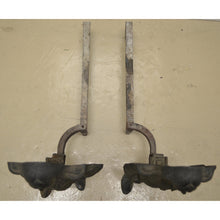 Load image into Gallery viewer, 19th Century American Napoleon Cast Iron Andirons or Firedogs by Howes-Decorative-Antique Warehouse