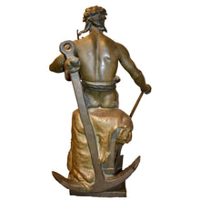 Load image into Gallery viewer, 19th Century Bronze Sculpture "Le Commerce" by Ernest Justin Ferrand-Sculpture-Antique Warehouse