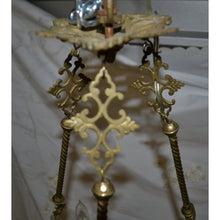 Load image into Gallery viewer, 19th Century French Bronze and Porcelain Chandelier - 9-Lights-Chandelier-Antique Warehouse