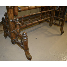 Load image into Gallery viewer, 19th Century French Faux Bamboo Cheval Mirror-Mirror-Antique Warehouse