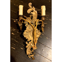 Load image into Gallery viewer, 19th Century French Rococo Cast Bronze 2 Arm Sconces - a pair-Sconces-Antique Warehouse