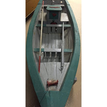 Load image into Gallery viewer, 19th Century Maritime Large Painted Model Fishing Boat on Stand - 60" Long-Decorative-Antique Warehouse