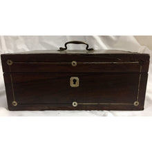Load image into Gallery viewer, 19th Century Rosewood Jewelry Box with Inlay-Decorative-Antique Warehouse