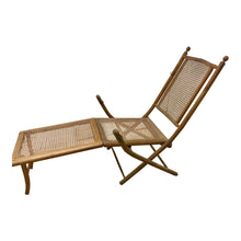 Load image into Gallery viewer, American Folding Caned Chaise | Deck Chair-Chaise-Antique Warehouse