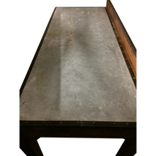 Load image into Gallery viewer, Antique Country Work Table | Island with Stainless Steel Top - 6 feet-Table-Antique Warehouse