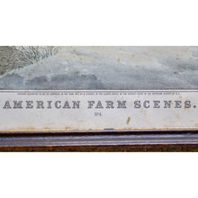 Load image into Gallery viewer, Currier & Ives Litho reprint of "Winter American Farm Scene #4"-Art-Antique Warehouse
