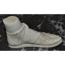 Load image into Gallery viewer, Fornasetti style White Marble Sandaled Roman foot-Decor-Antique Warehouse