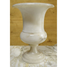 Load image into Gallery viewer, Italian Art Deco White Marble Urn Table Lamp-Lamp-Antique Warehouse