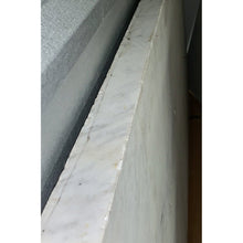 Load image into Gallery viewer, Large Antique White Marble Counter | Table Top | Slab | 72" x 27" x 2" inches thick-Marble-Antique Warehouse
