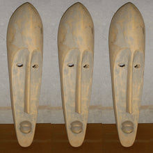 Load image into Gallery viewer, Large Fang Mask with Elongated Face - Hand Carved - 32"H-Sculpture-Antique Warehouse