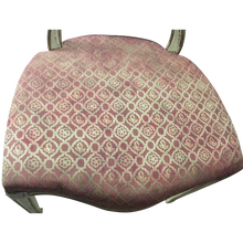 Load image into Gallery viewer, Painted Spider Back Hepplewhite Chairs with Patterned Upholstery - a Pair-Chairs-Antique Warehouse