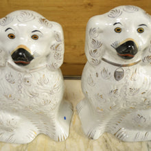 Load image into Gallery viewer, Pair of Antique English Staffordshire Dogs - 14" Tall-Decorative-Antique Warehouse