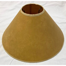 Load image into Gallery viewer, Vintage Late 20th Century Wide Coolie Tan Uno Lamp Shade-Lampshade-Antique Warehouse