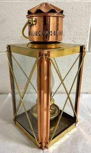 Antique Victorian Copper Storm Lantern-Lantern-Antique Warehouse