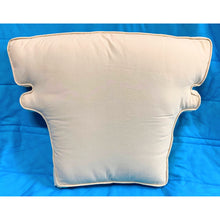 Load image into Gallery viewer, Pair of White Armchair Seat Cushion Pads-Pillows-Antique Warehouse