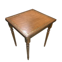 Load image into Gallery viewer, 19th C. French Leather Top Cocktail | Coffee Table with 2 Nested Side Tables -Set of 3 Pieces-Cocktail Table-Antique Warehouse