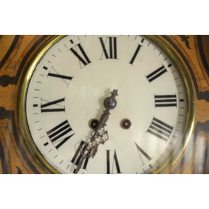 19th C. French "Oeuil de Boeuf" Eye of the Ox Inlaid Wall Clock-Clock-Antique Warehouse