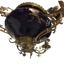 Load image into Gallery viewer, 19th Century French Bronze and Porcelain Chandelier - 9-Lights-Chandelier-Antique Warehouse