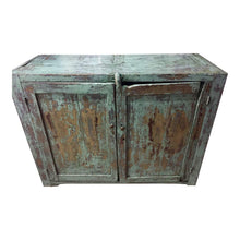 Load image into Gallery viewer, 19th Century French Canadian Country Rustic Blue Painted Cabinet-sideboard-Antique Warehouse