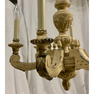 19th Century French Carved & Painted Chandelier-Chandelier-Antique Warehouse