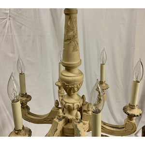 19th Century French Carved & Painted Chandelier-Chandelier-Antique Warehouse