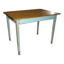 Load image into Gallery viewer, 19th Century French Country Blue Painted Quebec Farm Table-Farm Table-Antique Warehouse