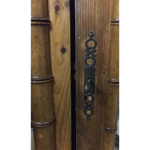 19th Century French Faux Bamboo Armoire-Armoire-Antique Warehouse