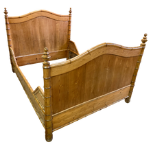 Load image into Gallery viewer, 19th Century French Faux Bamboo Bed-Bed-Antique Warehouse