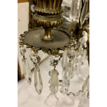 Load image into Gallery viewer, 19th Century French Louis XV Bronze and Crystal sconces - 5 light - a pair-Sconces-Antique Warehouse