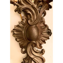 Load image into Gallery viewer, 19th Century French Rococo Cast Bronze 2 Arm Sconces - a pair-Sconces-Antique Warehouse