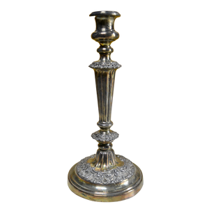 19th Century George IV English Silver Candlestick-Candlestick-Antique Warehouse