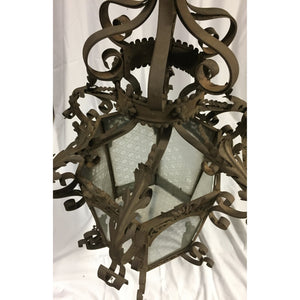 19th Century Moroccan style Iron Lantern-Lantern-Antique Warehouse