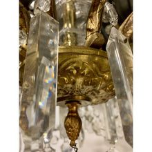 Load image into Gallery viewer, 19th Century Napoleon III French Crystal and Bronze Doré 9-Light Chandelier-Chandelier-Antique Warehouse