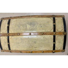 Load image into Gallery viewer, 19th Century Painted Barrel Dome Top Blanket Trunk | Chest-Trunk-Antique Warehouse