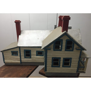 19th Century Painted Model of House-Decorative-Antique Warehouse