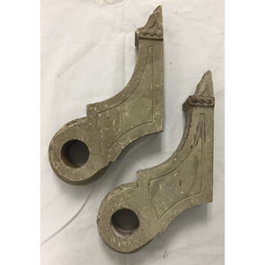 19th Century Painted and Carved Brackets / Corbels - a pair-Decorative-Antique Warehouse