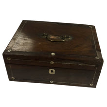 Load image into Gallery viewer, 19th Century Rosewood Jewelry Box with Inlay-Decorative-Antique Warehouse