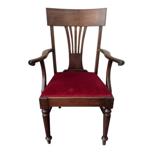 American Mahogany Armchair-Chairs-Antique Warehouse