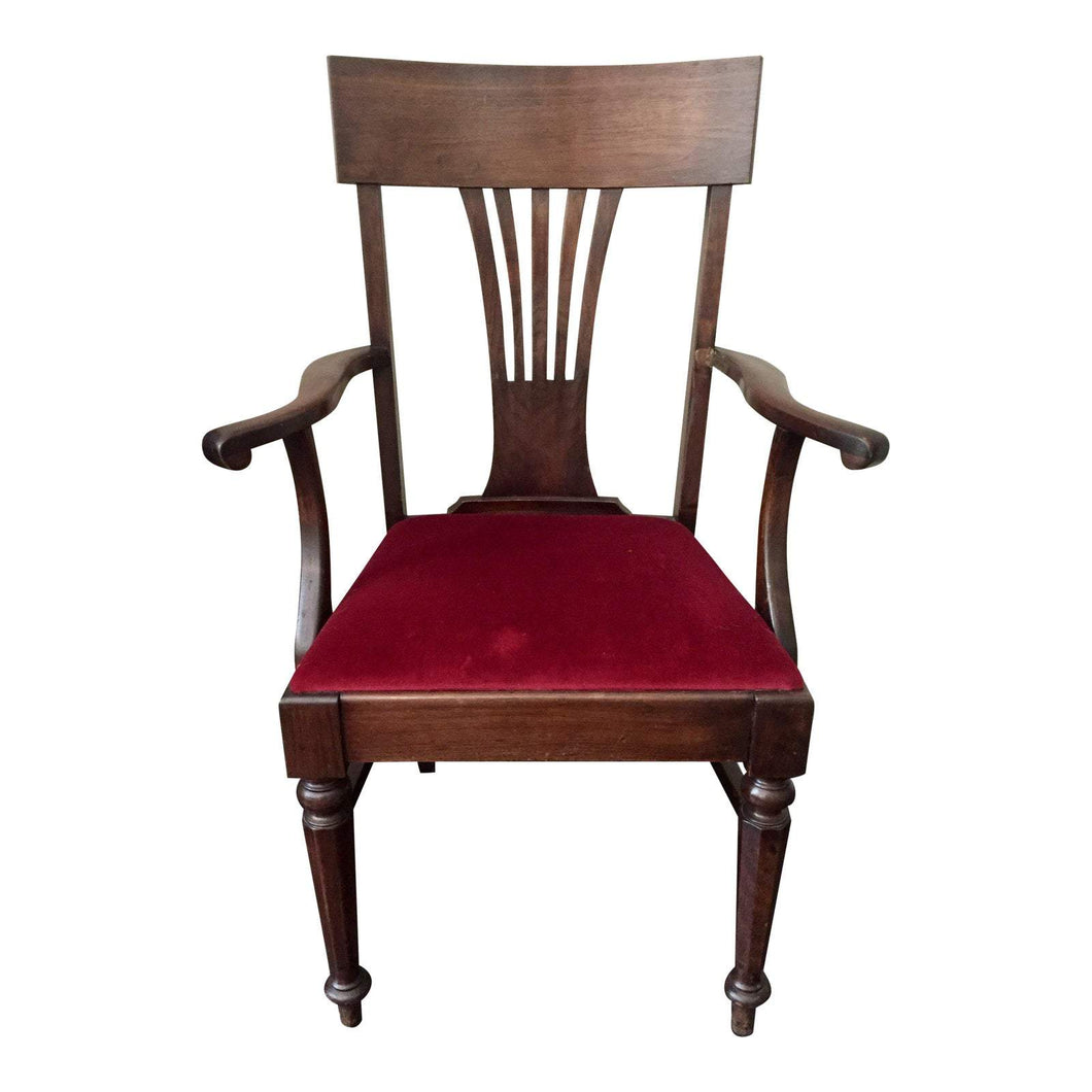American Mahogany Armchair-Chairs-Antique Warehouse