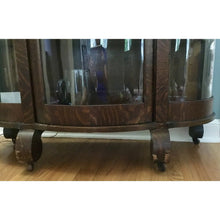 Load image into Gallery viewer, Antique American Bow Glass China Cabinet - Chittendon &amp; Eastman-Cabinet-Antique Warehouse