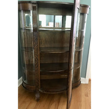 Load image into Gallery viewer, Antique American Bow Glass China Cabinet - Chittendon &amp; Eastman-Cabinet-Antique Warehouse