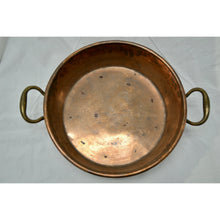 Load image into Gallery viewer, Antique Copper Pan with Brass Handles - 16&quot; Diam.-Bowl-Antique Warehouse