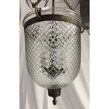 Load image into Gallery viewer, Bell Jar Lantern with Etched Glass-Chandelier-Antique Warehouse