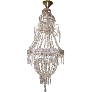 Crystal Beaded Chandelier-Chandelier-Antique Warehouse